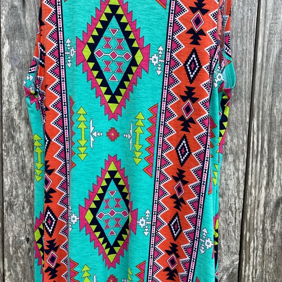 Cezanne Cardigan Serape Western Aztec - Picture 5 of 7